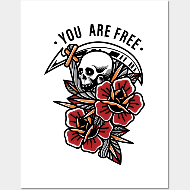 you are free Wall Art by Krisamando